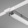 Aluminum profile LED Strip Alm001S-2M, 200x1.5x0.6 cm, silver color