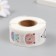 Stick Paper "Watercolor Beasts" d = 2.5 cm 500 pcs in a roll 3x6.5x6.5 cm