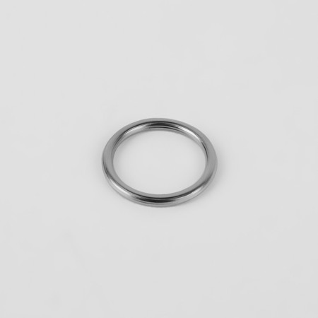 Step ring, metal, 8 mm, silver color-1
