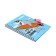 Gift notebook, 45 sheets, line, on the castle, on the crest, shark (17.8x13cm)