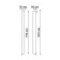 Snow -shaped single -phase three -core LED Novotech. ITER, 40W, LED, 66x845x36 mm, black color