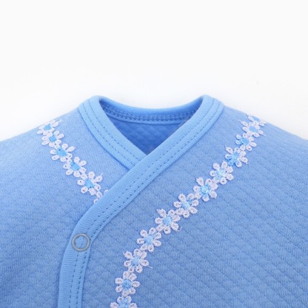A set for a newborn 5 items, the color is blue, height is 56-62 cm-1