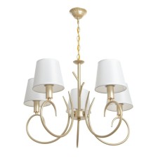 Narcissa chandelier 5he27 40t gold champagne 58x58x40 cm Bayerlux