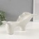 Souvenir Ceramics "Purposeful Horse" White 7x39.5x17 cm