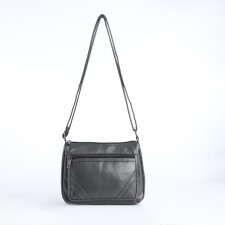 Women's bag with lightning, gray color