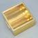 Gift folding box, packaging, "gold", 20 x 20 x 10 cm