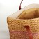Bag beach on lightning, beige color/pink