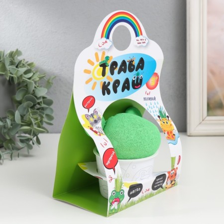 Growing gift grass grass "Frog"-7