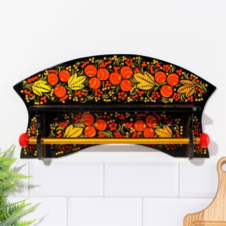 Shelf for towels, hohloma-1