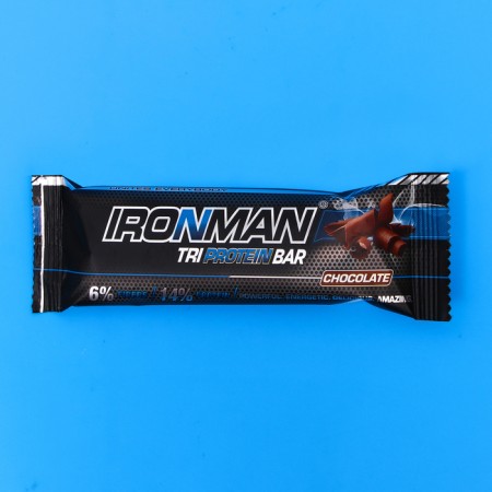 Batonchik Ironman Tri Protein bar chocolate, dark icing, sports nutrition, 50 g-1