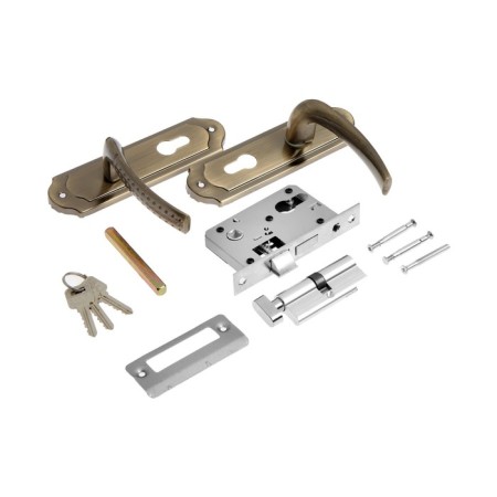 Cut Lockland RD001, with a pen, 3 keys, bronze color-2
