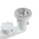 Siphon for shower pallet ORIO A-82589.1 1/2 "x40 mm, adjustable, with corrugated 40x40/50 mm