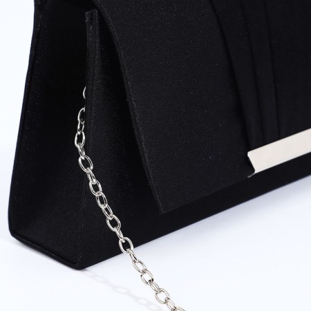 Clutch on magnet, long chain, black color-3