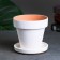 Pot floral white, h11, d12, 0.5l