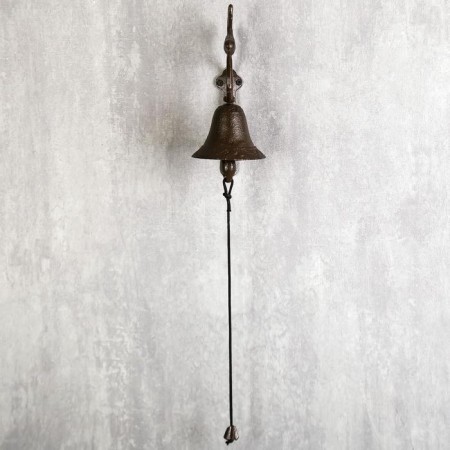 Souvenir metal bell "Bird on a branch" 24x12x7.5 cm-2