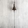 Souvenir metal bell "Bird on a branch" 24x12x7.5 cm