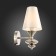 Wall lamp EVOLUCE. SL1137.101.01. Rionfo. 1x40 W, E14, 15x32.6 cm, Nickel color