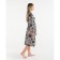 Women's robe elongated Ethel "Leopard", size 46-48, waffle 200g/m2, cotton