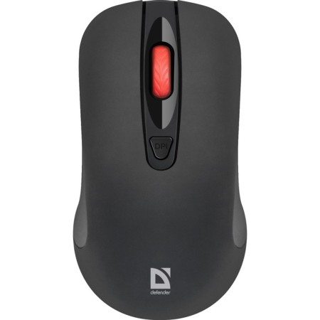 Mouse Defender Nexus MS-195, wireless, optical, 1600 dpi, 2 × aa, usb, black