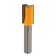 Frasure groove Encor Prof 46001, straight, on wood, additional. plate, d = 8 mm, 12 x 20 mm