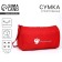 Sports bag Russian Team, external pocket, 40 cm x 24 cm x 21 cm, red color