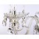 Suspended classic chandelier with crystal Ambrella Light, Classic, TR4906, 8HE14, Color Chrome