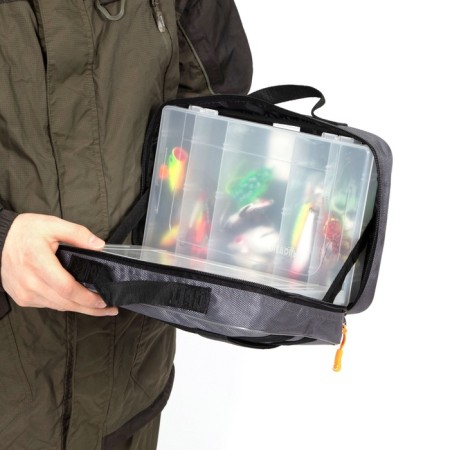 Fishing bag "Rastype" Module Bag 30, 30x20x10 cm, the color is gray + 2 boxes Luno 20-8