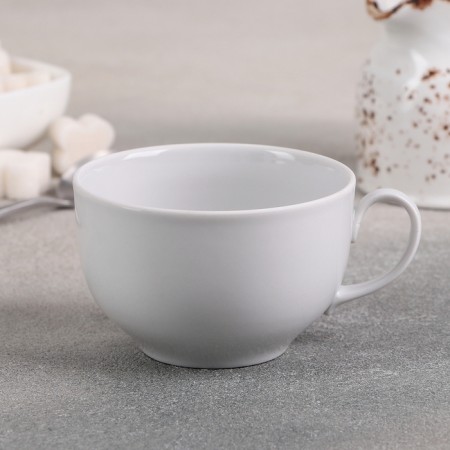 Porcelain -porcelain cup "Amber", 210 ml, D = 8.3 cm