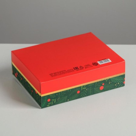 Happy New Year folding box, 16.5 x 12.5 x 5 cm, New Year-2