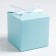 Blue folding box, 10 x 10 x 10 cm,