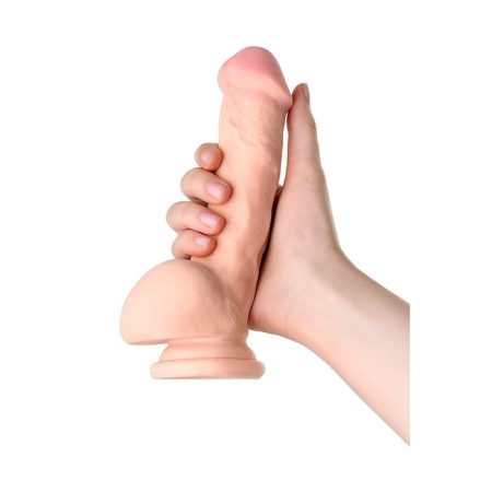 Realistic vibrator Toyfa Realstick Elite Vibro, TPR, bodily, 7 vibration modes, 20 cm 764729-2