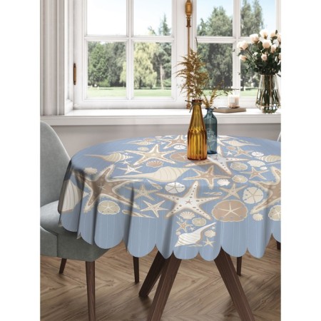 The tablecloth "Star tree", round, Saten, d = 150 cm