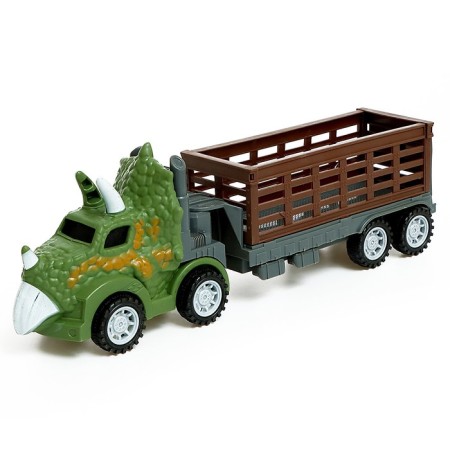 Dino gaming set includes 2 trucks and dinosaurs-11