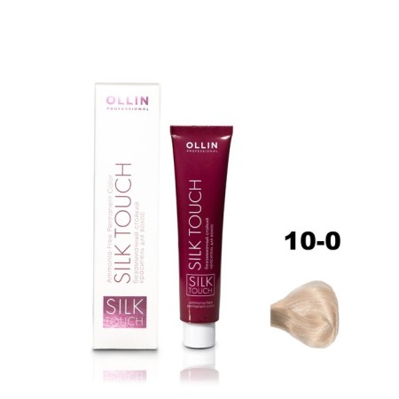 Hair dye OLLIN Professional Silk Touch, Besammiach, tone 10/0 light blonde
