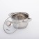 Elis pan, 1.8 l, d = 16 cm, glass cover, capsule bottom, chrome color