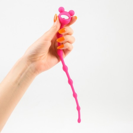 Anal beads Cosmo Woman, without vibration, silicone, 230 x 13 mm, pink-1