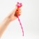 Anal beads Cosmo Woman, without vibration, silicone, 230 x 13 mm, pink