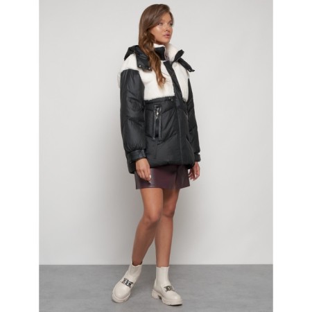 Winter jacket, size 44, black color-2