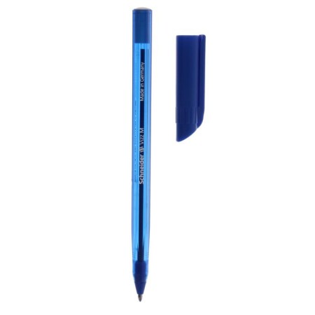 Ballpoint handle Schneider Vizz M, 1.0 mm, blue ink, enlarged ink supply, processed plastic case-3