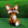 Garden figure "Fox" 18x11x10cm