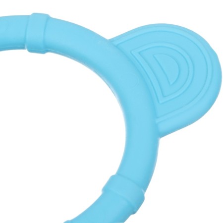 Silicone “Circle” reject, blue color, hep, button-4