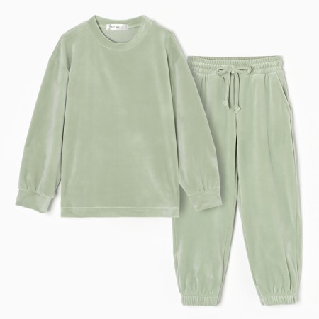 Kidsha (sweatshirt, trousers) KAFTAN PLUSHY R.34 (122-128), green-2