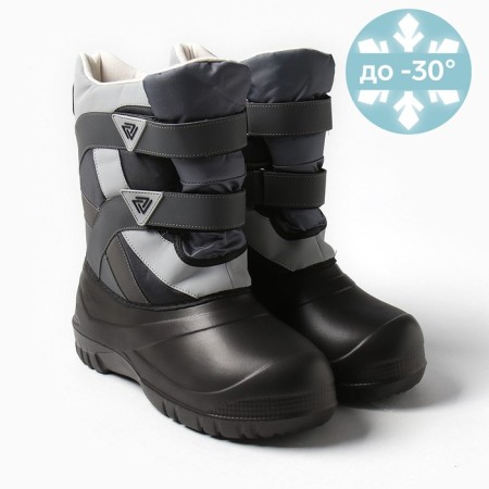 Men's boots SP-135 black/gray-black, 40-41