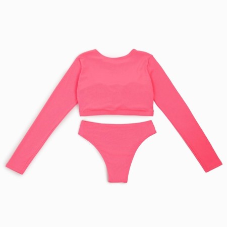 Separate male swimsuit minku with a scarf pink color, size 46-7
