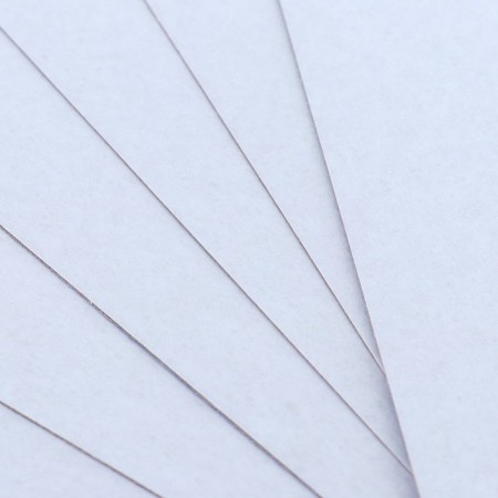 White cardboard A5, 6 sheets, 370 g/m2, merciful-2
