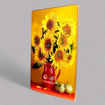 Acrylic painting "Sunflower in a vase" 60x39.5 cm-1