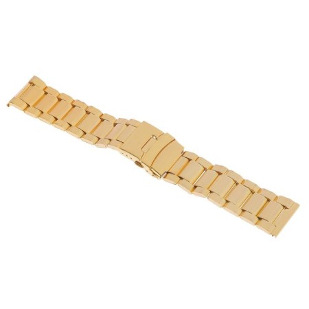 Solomon watch strap, 24 mm, L-18.5 cm, metal, golden