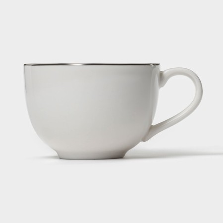 Coffee steam porcelain Magistro la Perle, 2 objects: a cup 100 ml, a saucer d = 11.5 cm, white color-4
