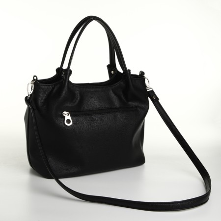 Women's bag with lightning, black color-1