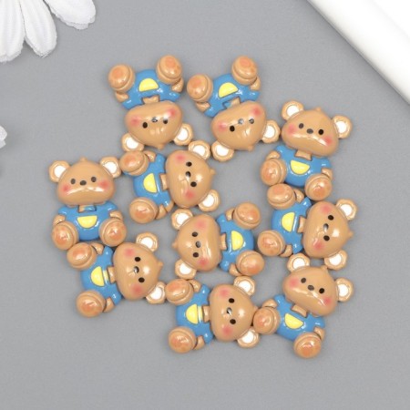 Decor for creativity Plastic "Bear in the Blue Sumsonizon" 2.6x2x1 cm-2